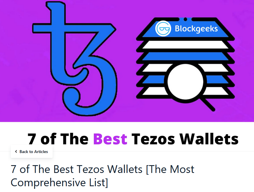 Tezos wallets